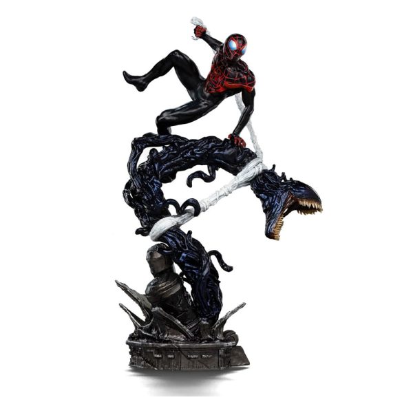 Estátua 1/10 Diorama BDS Art Scale de Spider-Man vs Villanos con Miles Morales de 32 cm de altura
