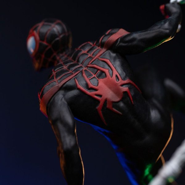 Estátua 1/10 Diorama BDS Art Scale de Spider-Man vs Villanos con Miles Morales de 32 cm de altura - Imagen 6