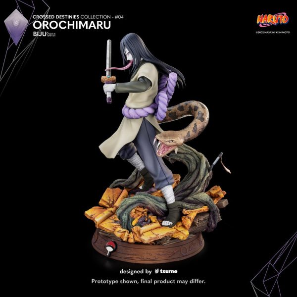 Figura de resina Orochimaru Bijutsu Collection - Destinos Cruzados - Escala 1/4 - Imagen 3
