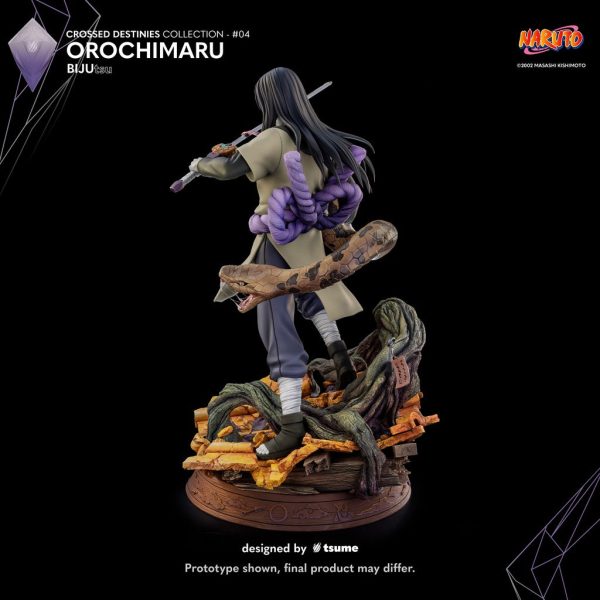 Figura de resina Orochimaru Bijutsu Collection - Destinos Cruzados - Escala 1/4 - Imagen 4