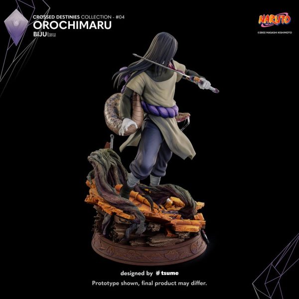 Figura de resina Orochimaru Bijutsu Collection - Destinos Cruzados - Escala 1/4 - Imagen 7