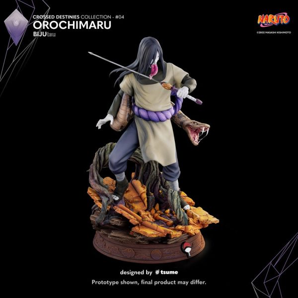 Figura de resina Orochimaru Bijutsu Collection - Destinos Cruzados - Escala 1/4 - Imagen 8