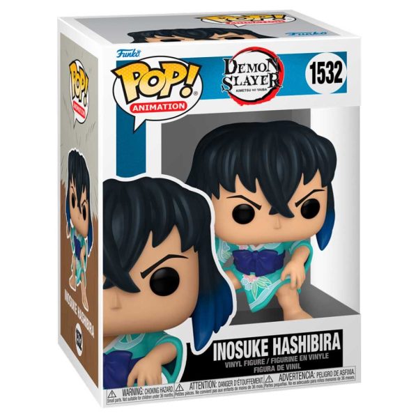 Figura coleccionable de Inosuke Hashibira de Demon Slayer: Kimetsu no Yaiba POP