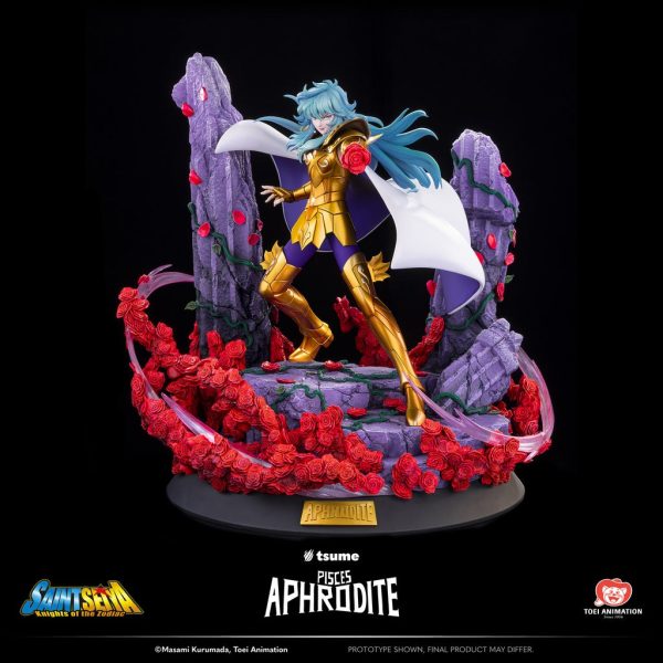 Estatua de alta calidad de Tsume Arts HQS+ del personaje Piscis Aphrodite de Saint Seiya. - Imagen 19