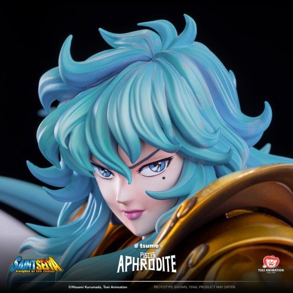 Estatua de alta calidad de Tsume Arts HQS+ del personaje Piscis Aphrodite de Saint Seiya. - Imagen 2