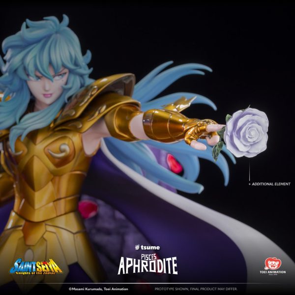 Estatua de alta calidad de Tsume Arts HQS+ del personaje Piscis Aphrodite de Saint Seiya. - Imagen 13