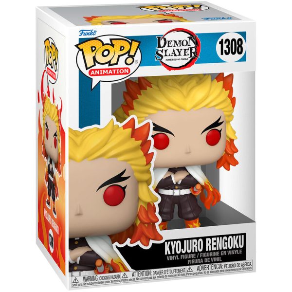 Figura POP de Kyojuro Rengoku de Demon Slayer Kimetsu no Yaiba ¡Colección exclusiva! - Imagen 2