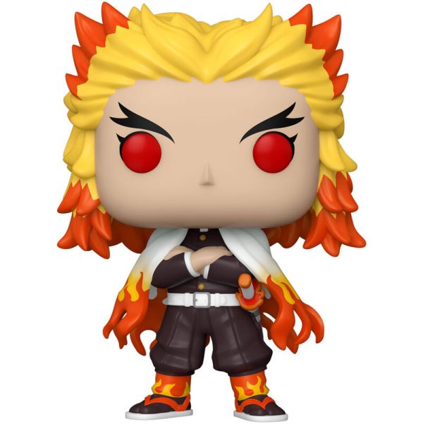 Figura POP de Kyojuro Rengoku de Demon Slayer Kimetsu no Yaiba ¡Colección exclusiva!
