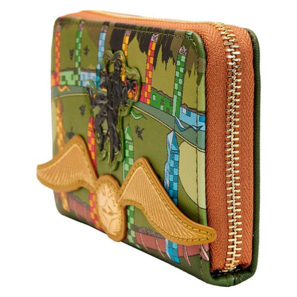 Cartera Loungefly Harry Potter Snitch Dorada - ¡Ideal para los fans de la saga! - Imagen 2
