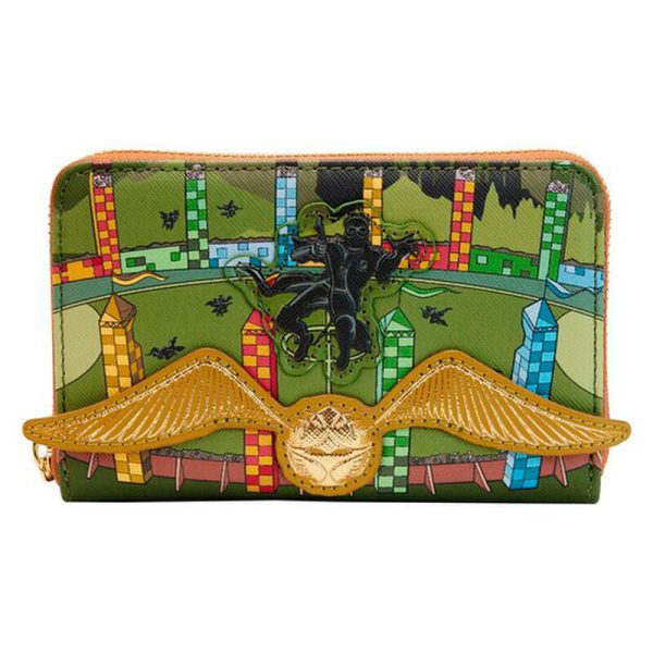 Cartera Loungefly Harry Potter Snitch Dorada - ¡Ideal para los fans de la saga!