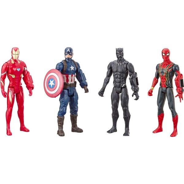 Pack de 4 figuras de la serie Titan Hero de Marvel de 30cm en blister - Imagen 3