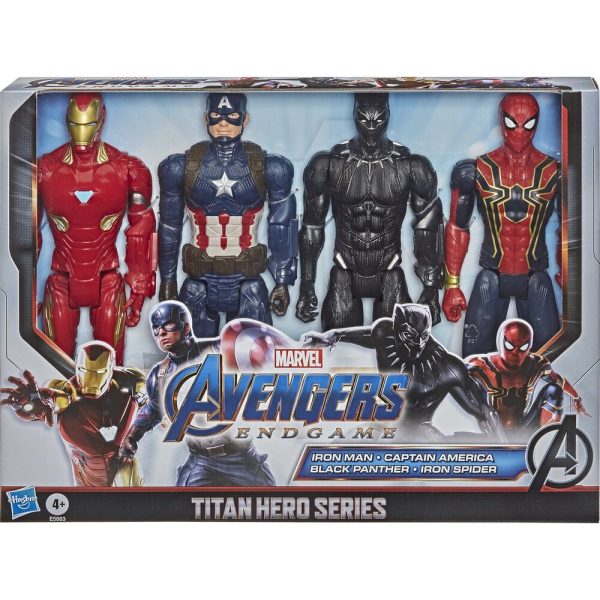 Pack de 4 figuras de la serie Titan Hero de Marvel de 30cm en blister - Imagen 2