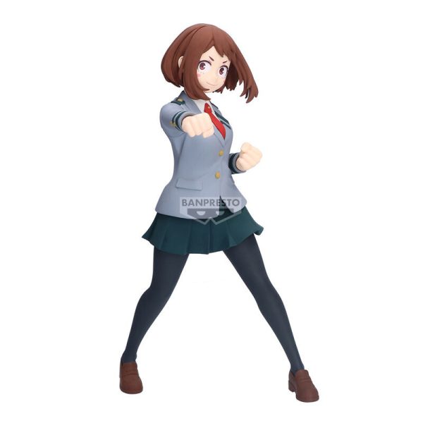 Figura Ochaco Uraraka de My Hero Academia con brillo y glamour - 22cm, ¡ideal para coleccionistas!