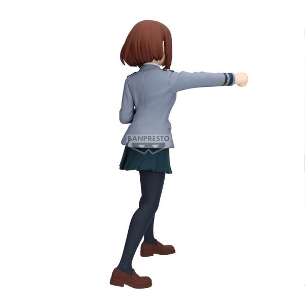 Figura Ochaco Uraraka de My Hero Academia con brillo y glamour - 22cm, ¡ideal para coleccionistas! - Imagen 2