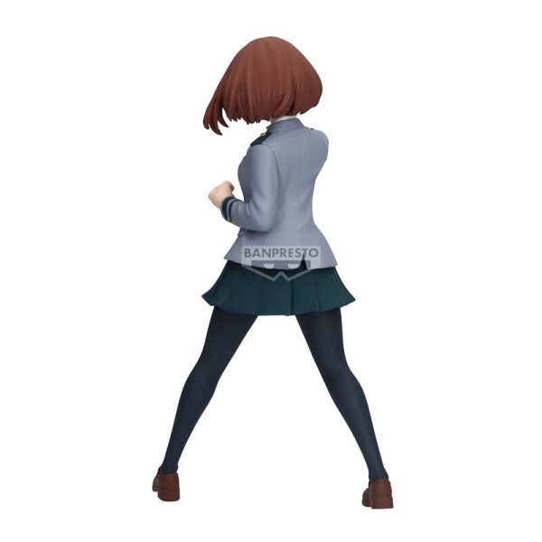 Figura Ochaco Uraraka de My Hero Academia con brillo y glamour - 22cm, ¡ideal para coleccionistas! - Imagen 4