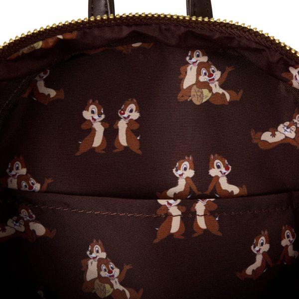 Mochila Chip and Dale de Disney Loungefly de 25cm: ¡Ideal para los amantes de la moda y la diversión! - Imagen 4
