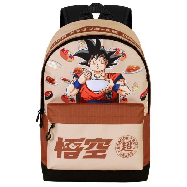 Mochila Dragon Ball Z Goku Foodie de 44cm con diseño exclusivo y adaptable
