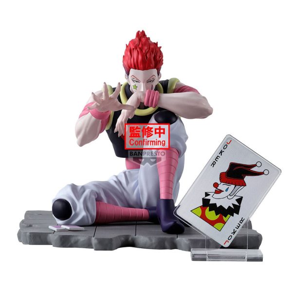 Figura coleccionable Hisoka de la icónica saga Hunter x Hunter en tamaño 9cm
