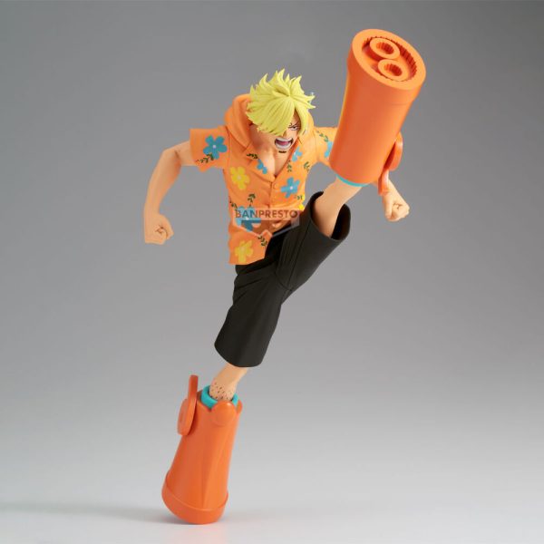 Figura de Sanji de One Piece con detallado registro de batalla - 21cm - Imagen 2
