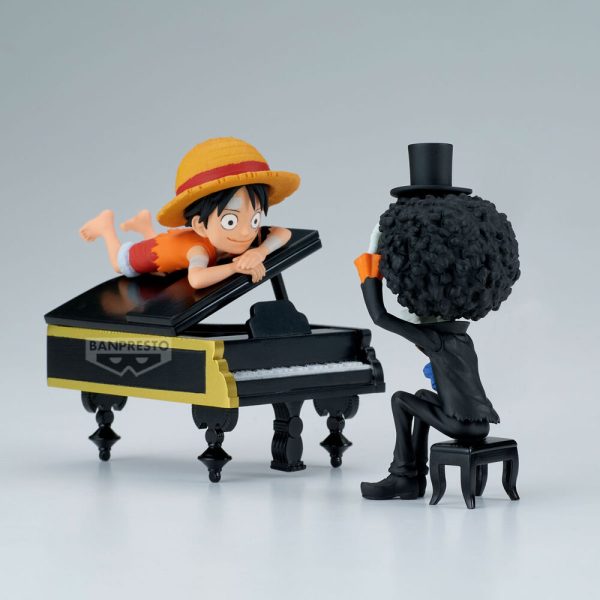 Figura Luffy & Brook de One Piece Coleccionable de 8cm - Historias de Word - Imagen 2