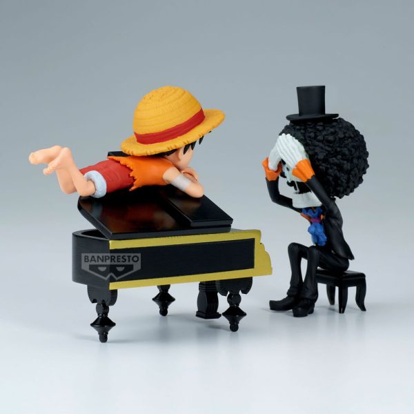 Figura Luffy & Brook de One Piece Coleccionable de 8cm - Historias de Word - Imagen 3