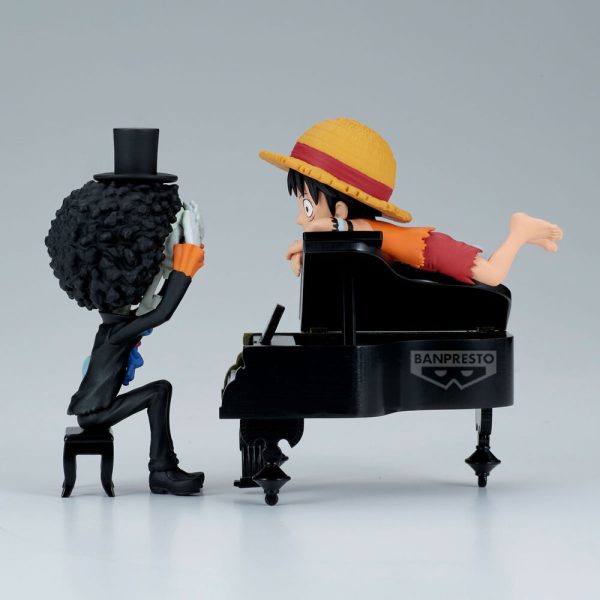Figura Luffy & Brook de One Piece Coleccionable de 8cm - Historias de Word - Imagen 4
