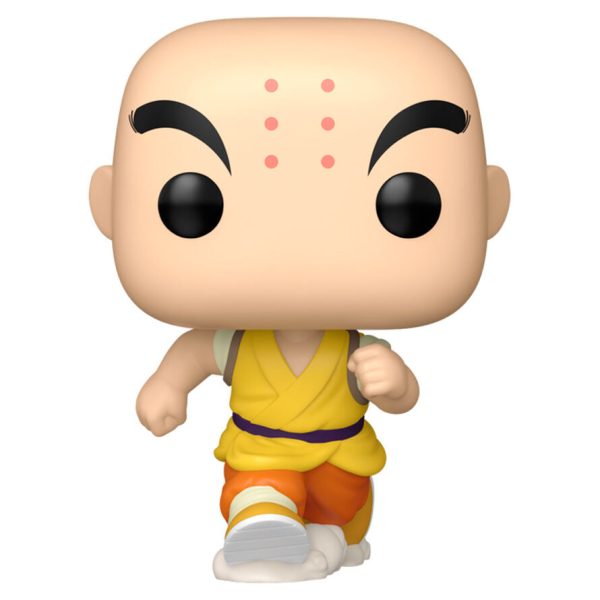 Figura coleccionable Krillin de Dragon Ball en estilo POP - ¡Ideal para fans de la saga! - Imagen 2