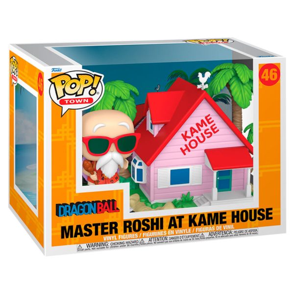 Figura coleccionable de Master Roshi en Kame House de Dragon Ball POP Town
