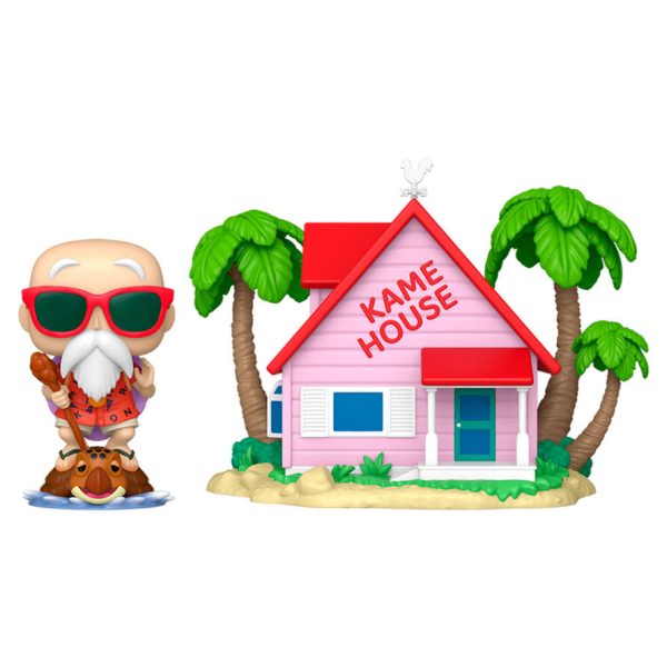 Figura coleccionable de Master Roshi en Kame House de Dragon Ball POP Town - Imagen 2