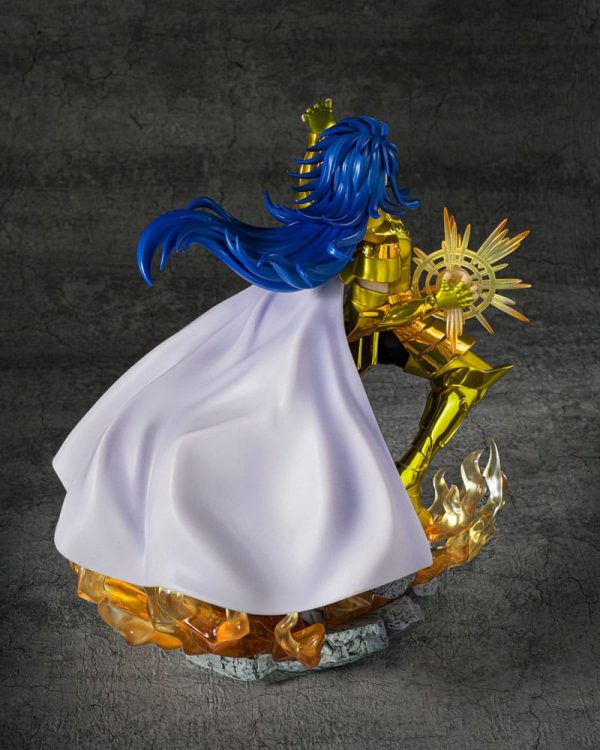 Estátua de PVC de Gemini Saga de 21 cm de la colección Saint Seiya Figuarts ZERO con acabado metálico. - Imagen 3