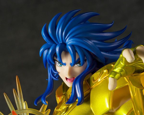 Estátua de PVC de Gemini Saga de 21 cm de la colección Saint Seiya Figuarts ZERO con acabado metálico. - Imagen 4