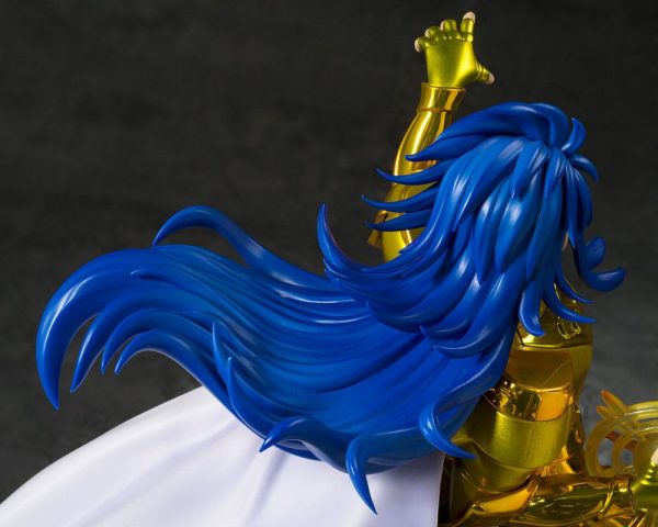 Estátua de PVC de Gemini Saga de 21 cm de la colección Saint Seiya Figuarts ZERO con acabado metálico. - Imagen 5