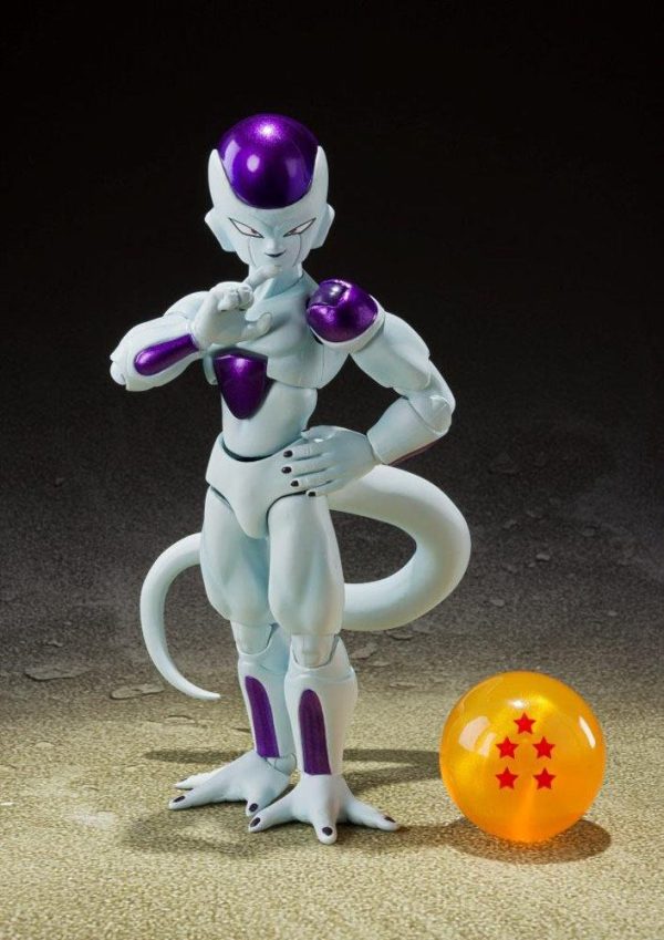 Figura de Frieza en su cuarta forma de Dragon Ball Z, de la serie S.H. Figuarts, con una altura de 12 cm. - Imagen 2