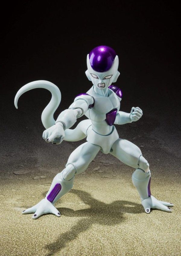 Figura de Frieza en su cuarta forma de Dragon Ball Z, de la serie S.H. Figuarts, con una altura de 12 cm. - Imagen 3