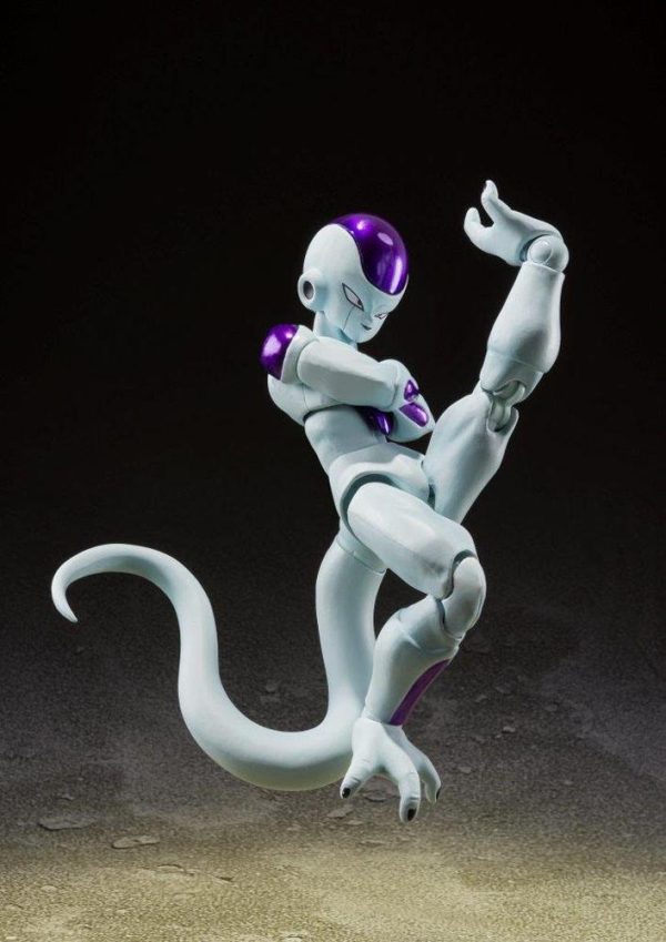 Figura de Frieza en su cuarta forma de Dragon Ball Z, de la serie S.H. Figuarts, con una altura de 12 cm. - Imagen 6
