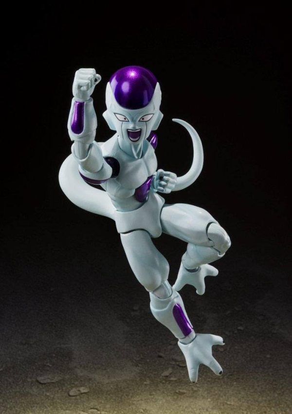 Figura de Frieza en su cuarta forma de Dragon Ball Z, de la serie S.H. Figuarts, con una altura de 12 cm. - Imagen 7