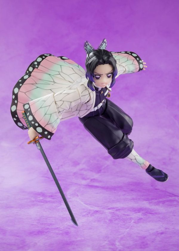 Figura de Shinobu Kocho de 13cm de altura inspirada en el personaje de Demon Slayer Kimetsu no Yaiba, perteneciente a la colección SH Figuarts. - Imagen 3