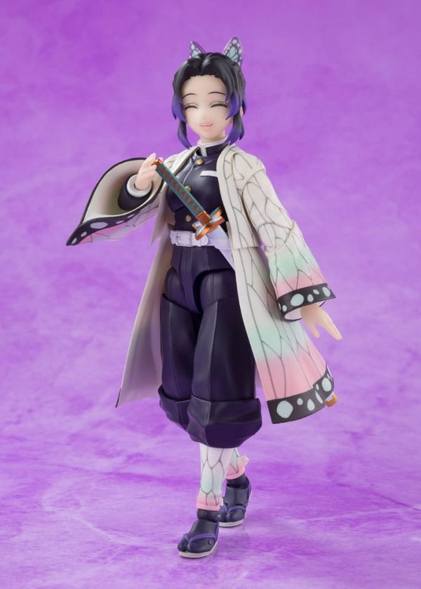 Figura de Shinobu Kocho de 13cm de altura inspirada en el personaje de Demon Slayer Kimetsu no Yaiba, perteneciente a la colección SH Figuarts. - Imagen 2