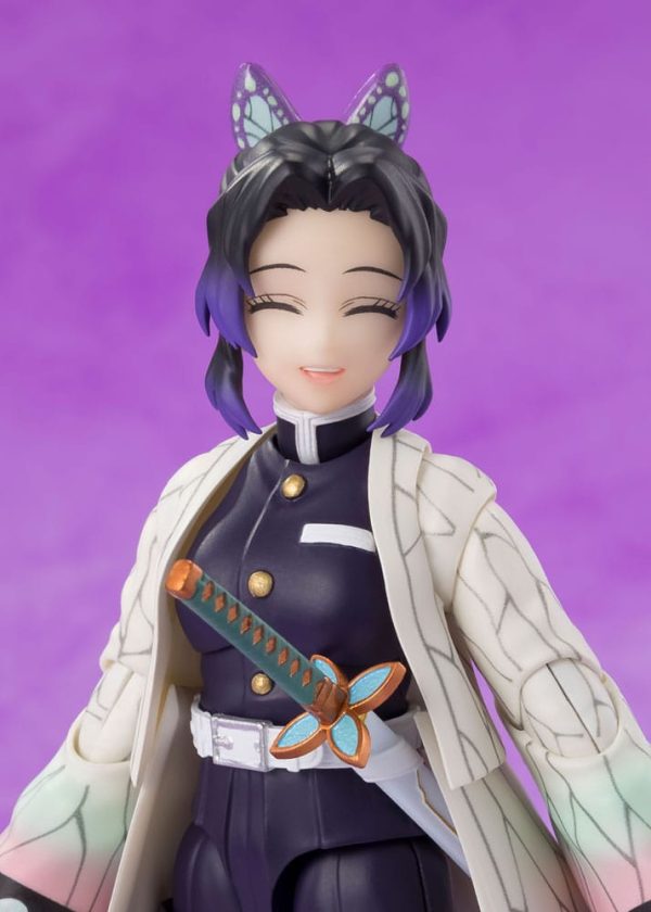 Figura de Shinobu Kocho de 13cm de altura inspirada en el personaje de Demon Slayer Kimetsu no Yaiba, perteneciente a la colección SH Figuarts. - Imagen 4