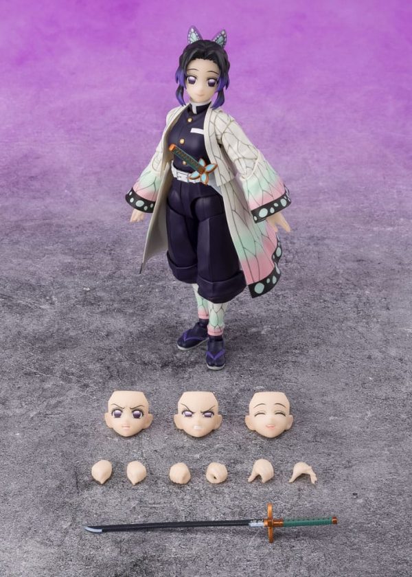 Figura de Shinobu Kocho de 13cm de altura inspirada en el personaje de Demon Slayer Kimetsu no Yaiba, perteneciente a la colección SH Figuarts. - Imagen 6