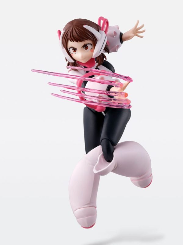 Figura articulada de Ochaco Uraraka de My Hero Academia, modelo S.H. Figuarts, con una altura de 13 cm. - Imagen 4