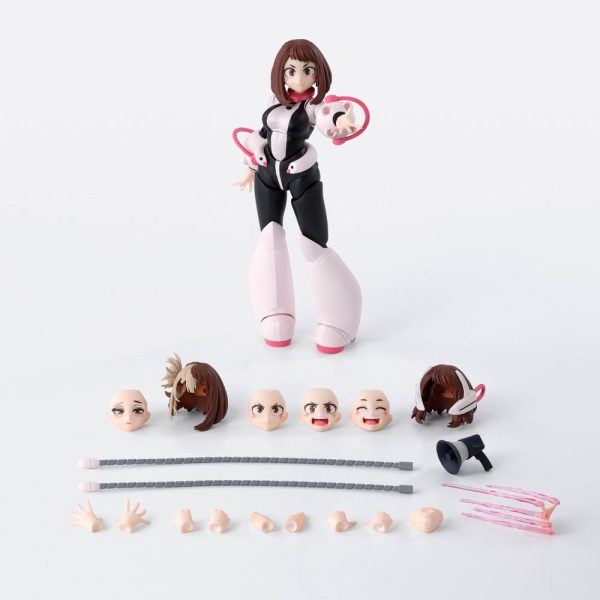 Figura articulada de Ochaco Uraraka de My Hero Academia, modelo S.H. Figuarts, con una altura de 13 cm. - Imagen 11