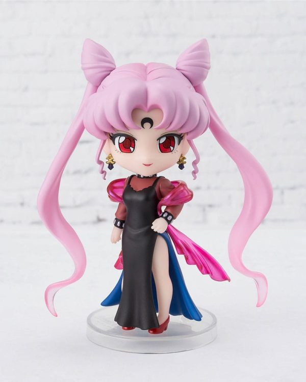 Figura en miniatura de 9 cm de Black Lady de la película Cosmos de Pretty Guardian Sailor Moon.