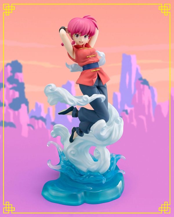 Figura de Ranma 1/2 en forma de estatua de PVC, modelo FiguartsZERO Chouette Ranma de 20 cm de altura.