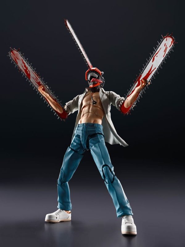 Figura articulada de Chainsaw Man Reze Arc Ver. de 15 cm de altura, de la serie S.H. Figuarts.