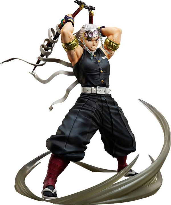 Figura de Uzui Tengen de Kimetsu no Yaiba en PVC a escala 1/4 - ¡Impresionante estatua de 56 cm!