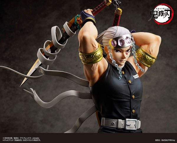 Figura de Uzui Tengen de Kimetsu no Yaiba en PVC a escala 1/4 - ¡Impresionante estatua de 56 cm! - Imagen 7
