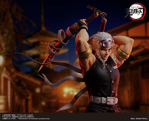 Figura de Uzui Tengen de Kimetsu no Yaiba en PVC a escala 1/4 - ¡Impresionante estatua de 56 cm! - Imagen 10