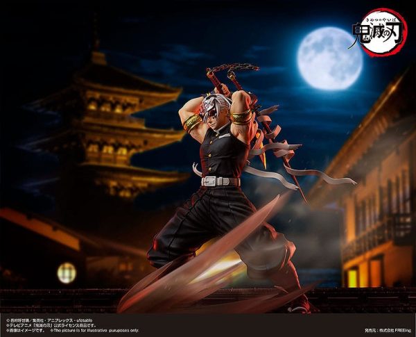 Figura de Uzui Tengen de Kimetsu no Yaiba en PVC a escala 1/4 - ¡Impresionante estatua de 56 cm! - Imagen 11