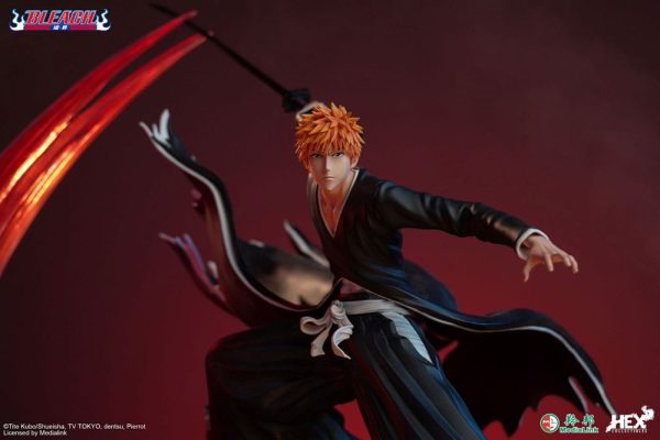 Estátua de Bleach Ichigo Kurosaki 1/6 Elite Dynamic de 51 cm - Imagen 4